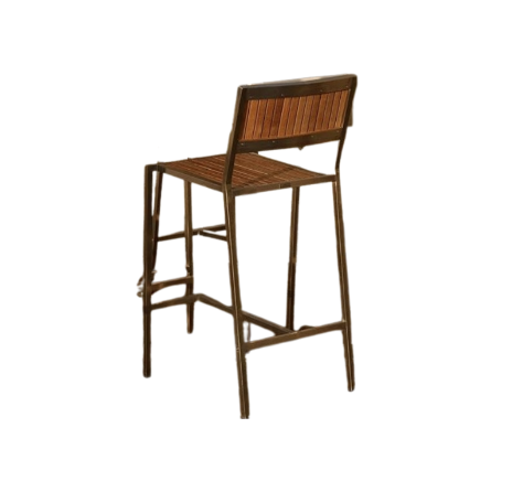 Fluted Barstool