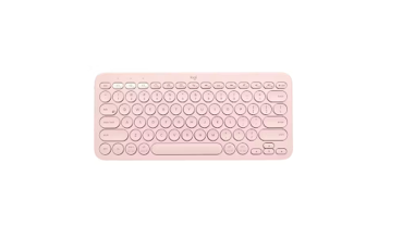 Logitech K380 (920-9579) Multi-Device Bluetooth Keyboard, Rose
