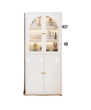 French Cream Style Display Cabinet