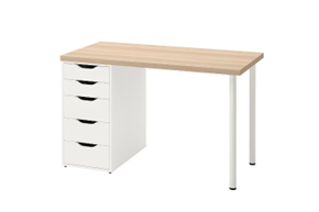 LAGKAPTEN / ALEX Desk, 120x60 cm