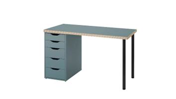 LAGKAPTEN / ALEX Desk, 120x60 cm