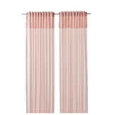 MOALISA Curtains, 1 Pair, 145x250 cm