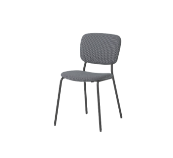 KARLJAN Chair, Dark Grey/Kabusa Dark Grey