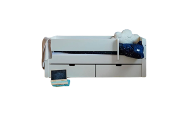 Manis-h Huxie Kids Single Bed With Additional 3/4 Safety Rails