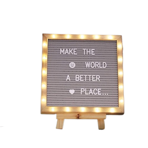 LED Felt Letter Message Board