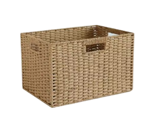 Weaved Basket Storage Box, 38*26*34cm