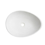 Boae Egg White Caststone Basin, BE04-3