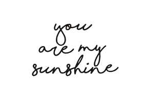 'YOU ARE MY SUNSHINE' Wall Decal