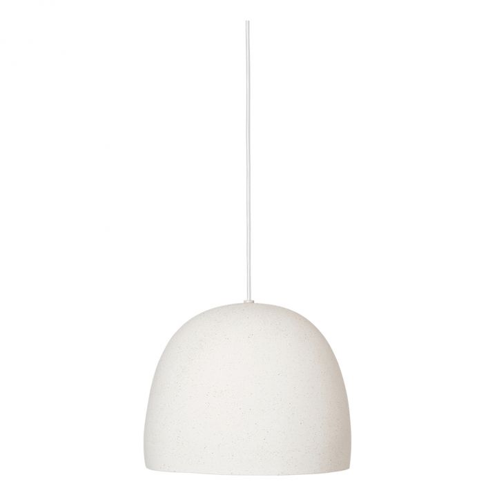 Speckle Ceramic Pendant Light, Off white