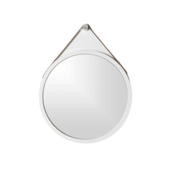 Chuya Round Mirror - White