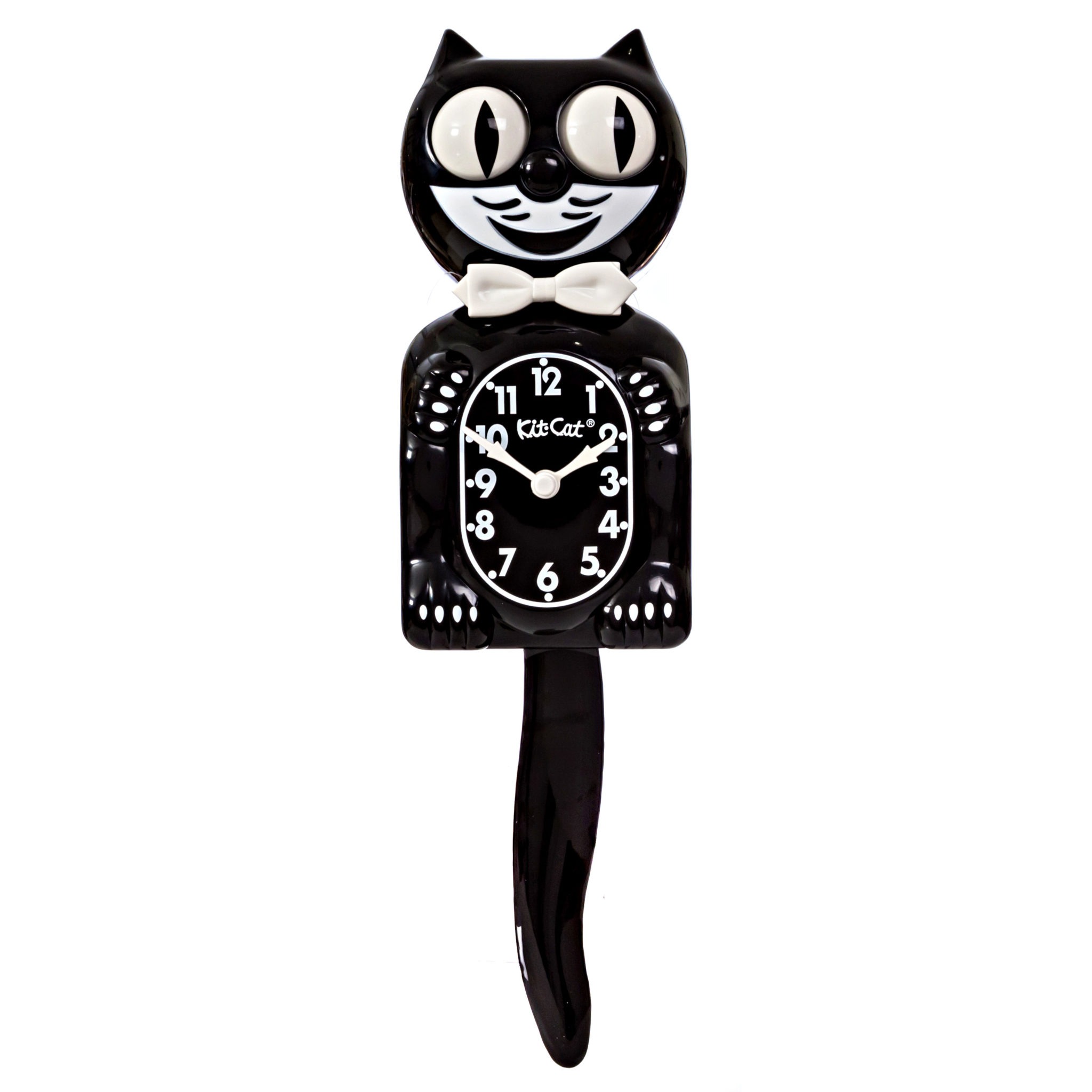 Classic Black Kit-Cat Klock, 15.5″ High
