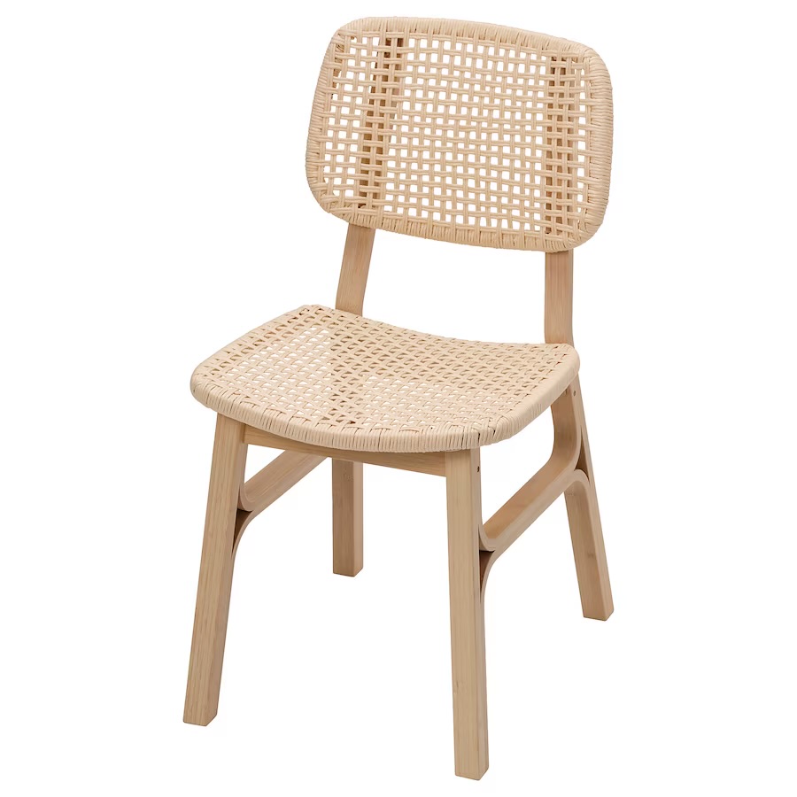 VOXLÖV Dining Chairs - Light Bamboo