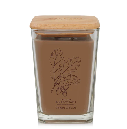 Oak & Patchouli Large Square Candle
