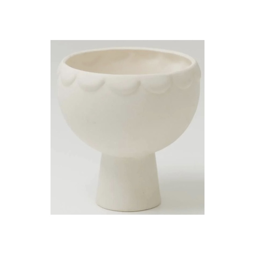 Hera Ceramic Pedestal Bowl