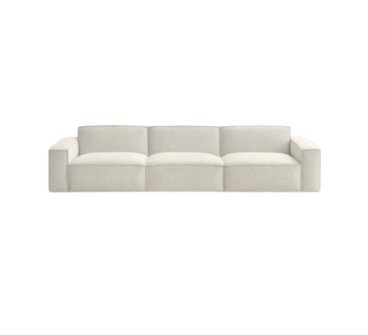 Jonathan Extended Sofa - Creamy White
