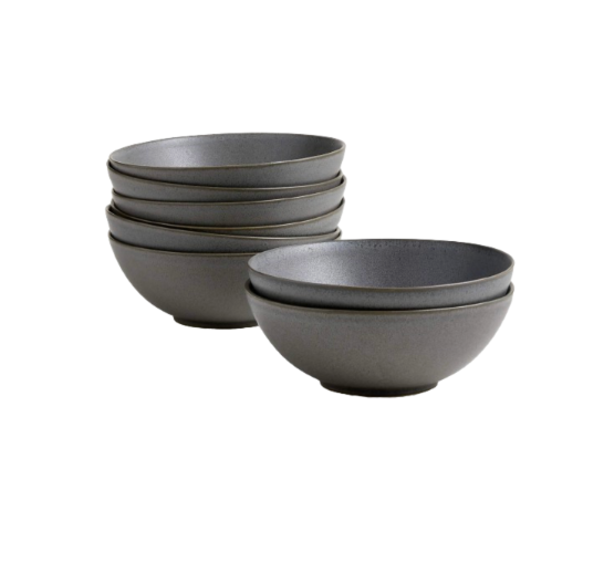 Craft 8" Charcoal Grey Bowls