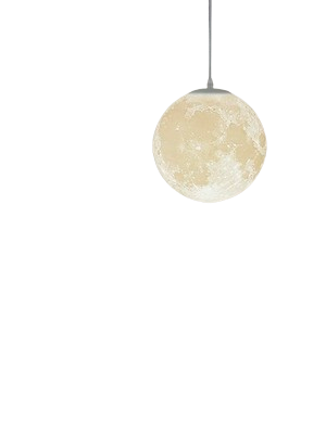 Moon Pendant Lamp, 30cm