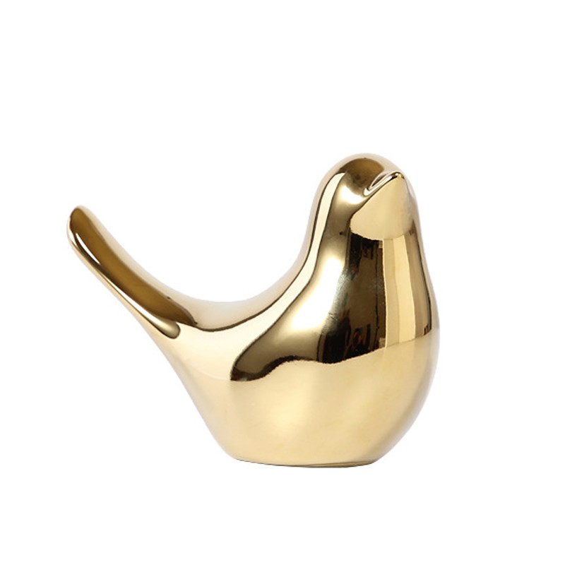 Gold Bird Figurine