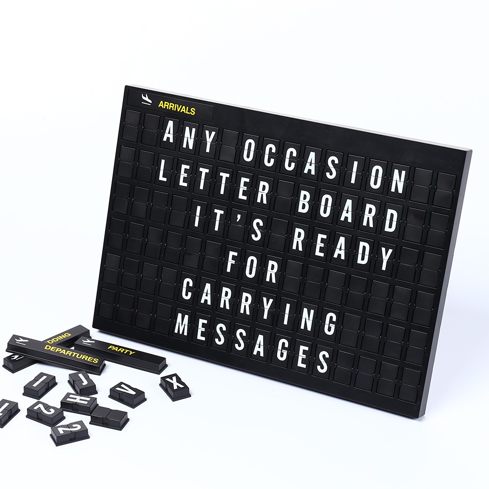 Airport Tile Style Message Board