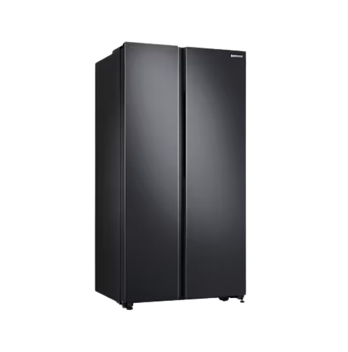 647L Side-by-side Refrigerator SpaceMax™ - Gentle Black Matt RS62R5004B4/SS