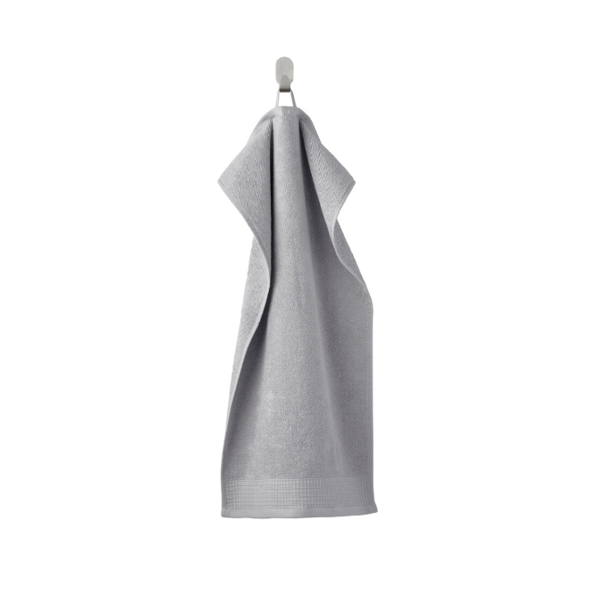 VINARN Hand Towel, 40x70 cm -  Light Grey