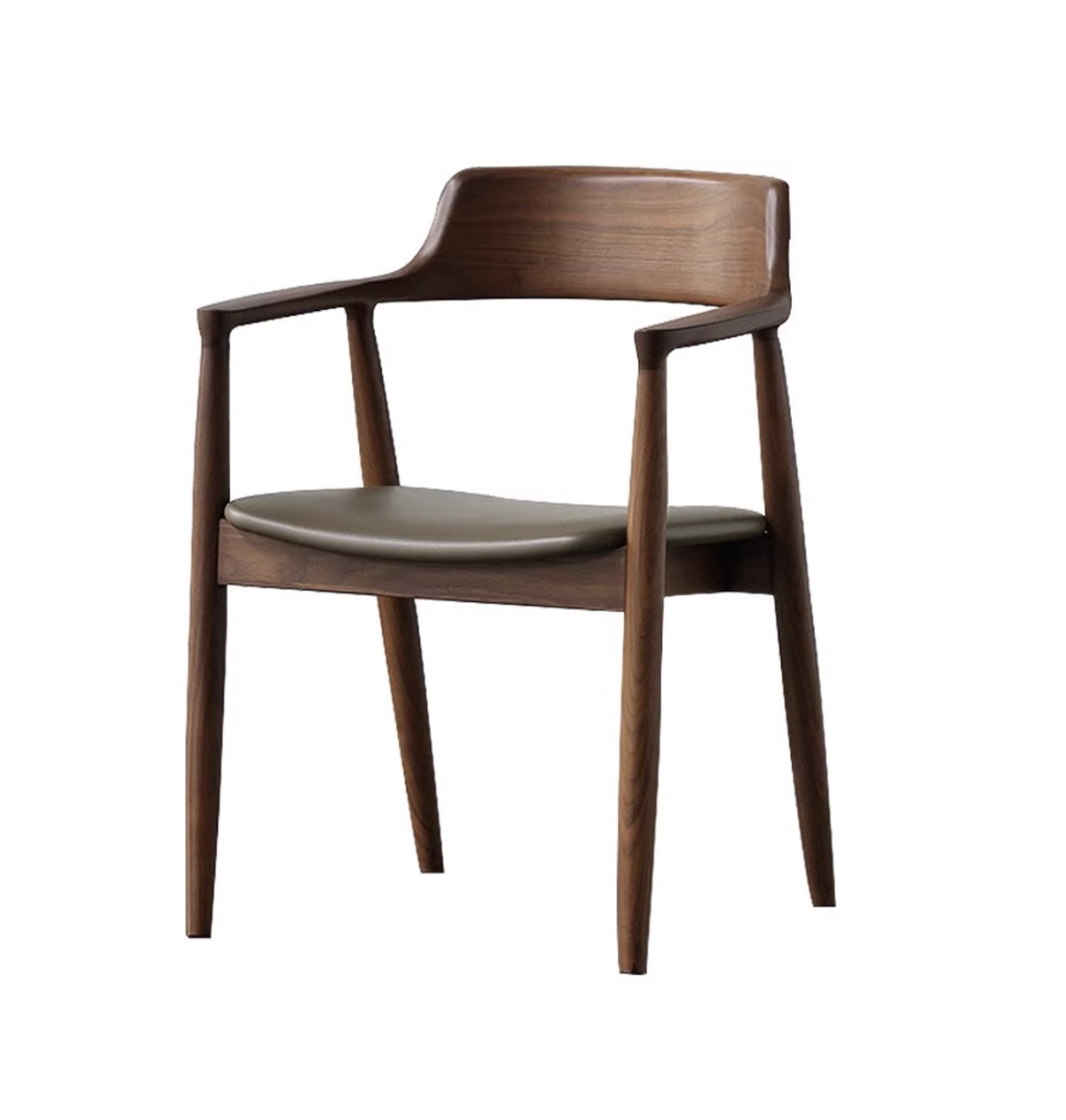 Wooden Dining Chairs With Armrests