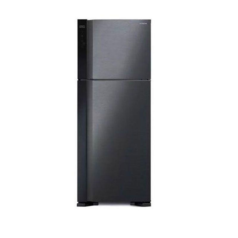 Hitachi 2 Door Fridge, RV690P7MS-BBK, Brillant Black