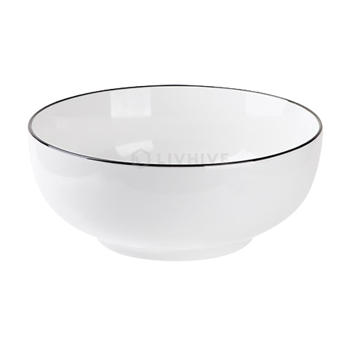 White Ceramic Porcelain Bowl 