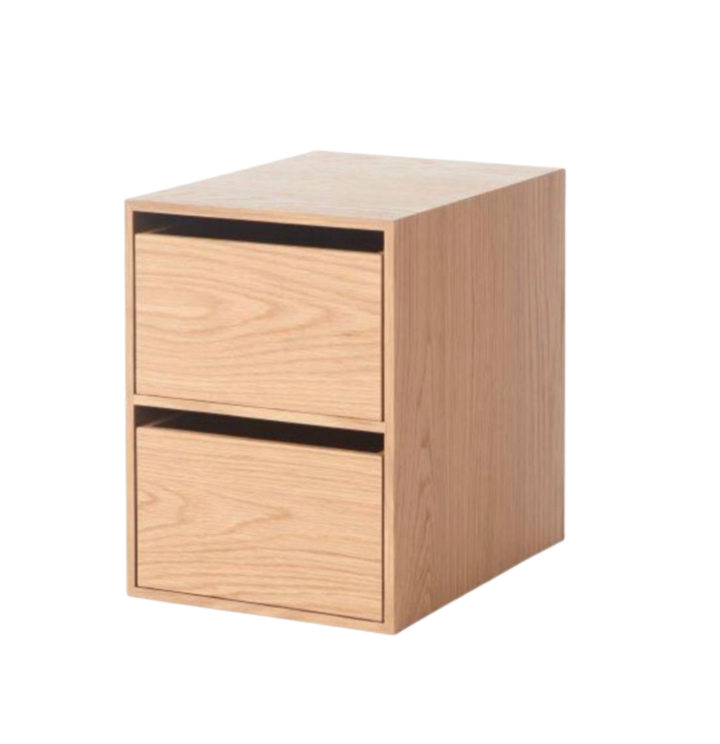 MUJI SUS Wooden Storage, W25.7xD37xH34.2cm
