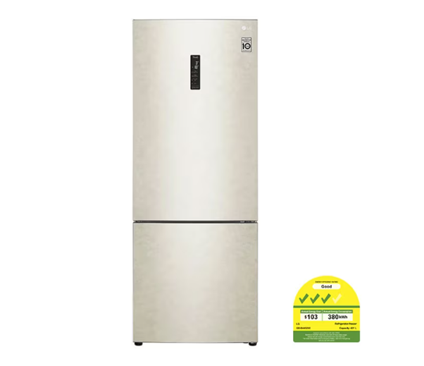 451L Inverter Compressor Bottom Freezer - Cream Marble