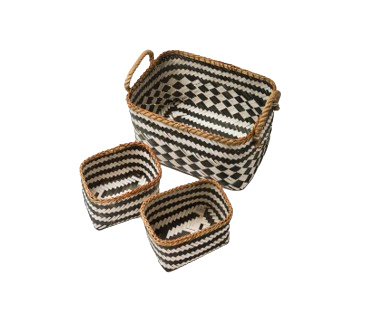 Bamboo Basket Storage Container