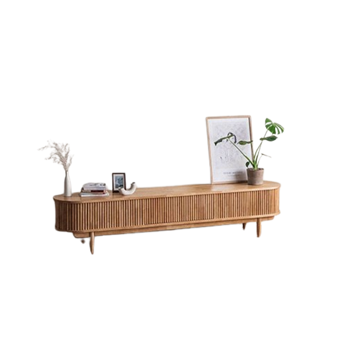 Hesse Danish Brown TV Console, 1.8m 