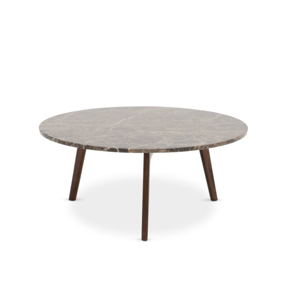 Algot II Coffee Table - Dark Emperador Marble