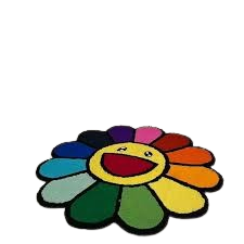 Self Tufted Rug. 30 x 30cm 