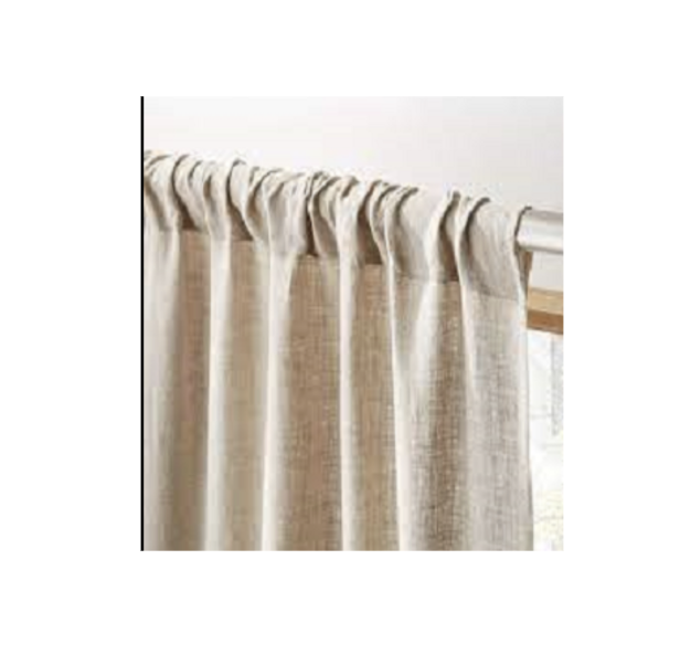 Linen Drape Curtains - Beige
