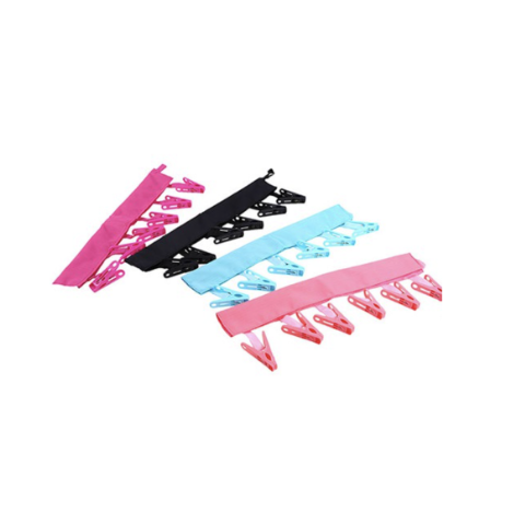 Portable Clothes Clip Rack 