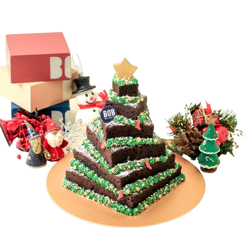 Christmas Brownie Tree