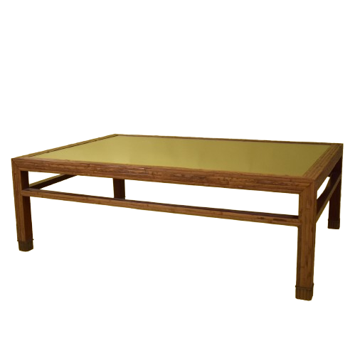 Danish Teak Glass Coffee Table