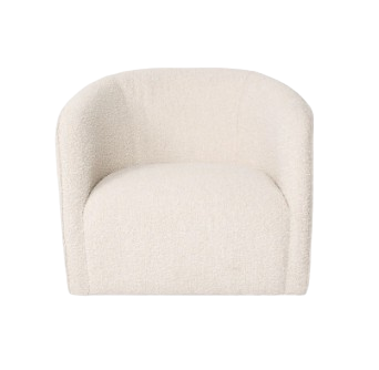 Kyo Swivel Chair, Boucle