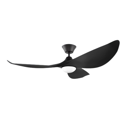 Aerahaus Ceiling Fan With Light, AE33, 49” - Black