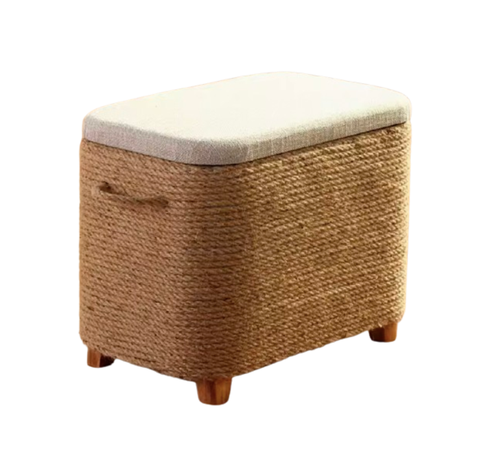 Woven Storage Stool