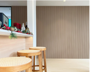 Fluted Panel Wall