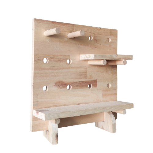 Wooden Peg Board