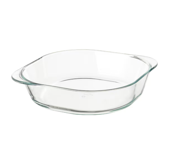 FÖLJSAM Oven Dish - Clear Glass