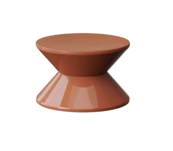 Hourglass Plastic Ottoman