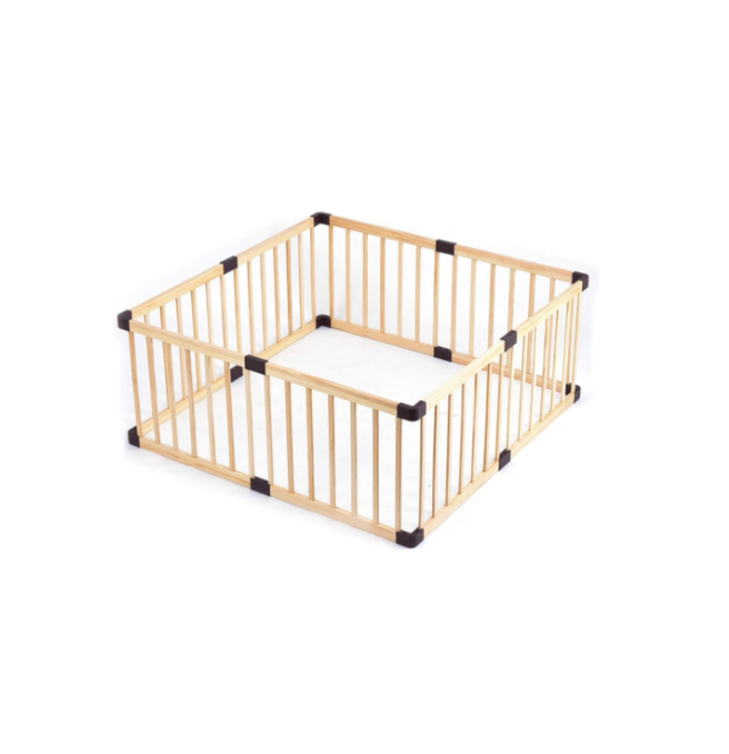 Wooden Jointed Playpen, 8 Piece Set
