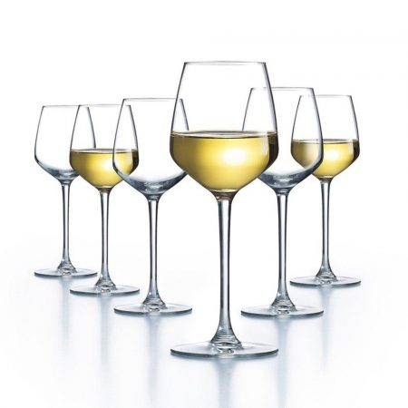 Luminarc Val Surloire Red & White Wine Glasses, 6 Pieces, 350ml