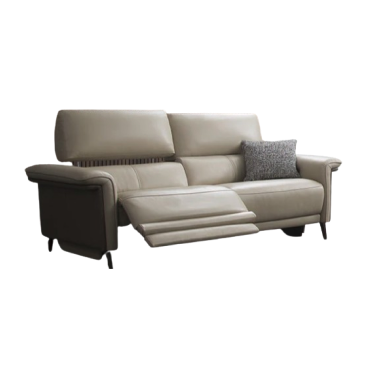 Jay Recliner Sofa, 2.5 Seater -  Bluebell White Leather