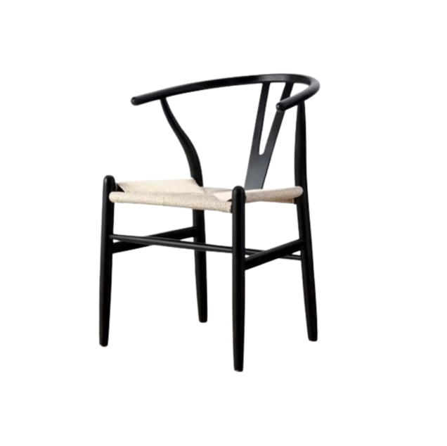 Wooden Chair with Cushion and Backrest