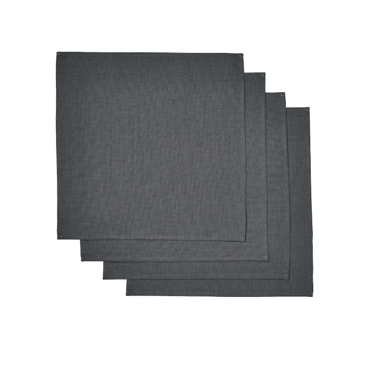 SVARTSENAP Napkin, 35x35 cm - Dark Grey